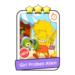 Girl Probes Alien