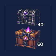 Crate Bundle | 40 Secret Chest + 60 Aura Crate