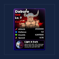Cursed Daburo | Lvl 7, Viking Trait