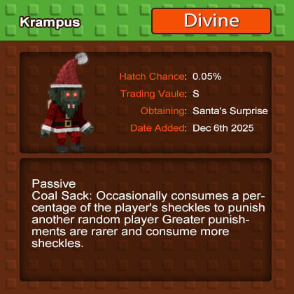 Grow a Garden Rate Krampus Paying to Punish other players