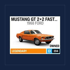 1968 Ford Mustang GT 2+2 Fastback