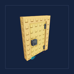 Gold Owner Door