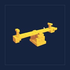 Gold Seesaw
