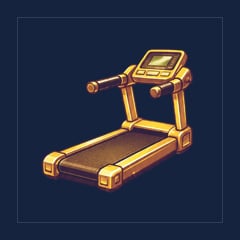 Gold Treadmill