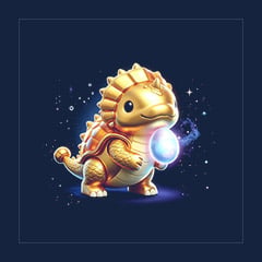 Golden Ankylosaurus