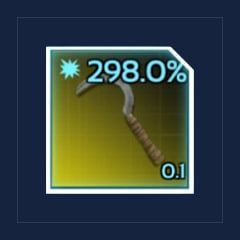 BP - Mastercraft Metal Sickle | DMG-298.0%, DUR-172