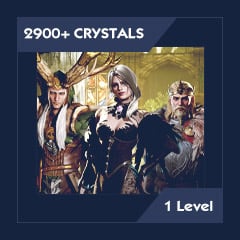 [1 LVL] 2900+ Crystals | 1 Legendary Summon & 10 Rise Summon & 17 Special 