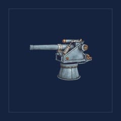 Pristine 80 mm Naval Cannon Kit