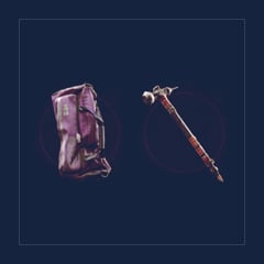 2 Rewards | Purple Duffel Bag, Bastion Mace