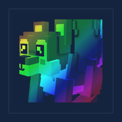 Rainbow Big Squirrel
