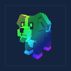 Rainbow Dog