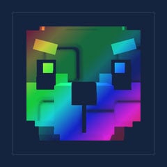 Rainbow Mega Wolf