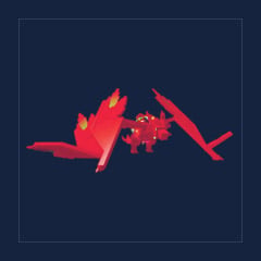 [Everchanted] Rainbow Moss Wyvern | 60Kg + 100Age