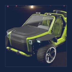 STV - Electric Green Paint
