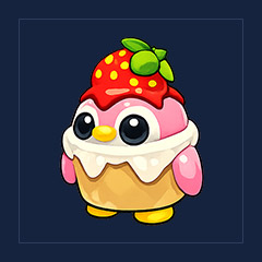 Strawberry Penguin