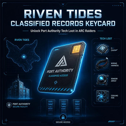 Buy ARC Raiders Riven Tides Classified Records Keycard | Fast Port Authority Loot Access