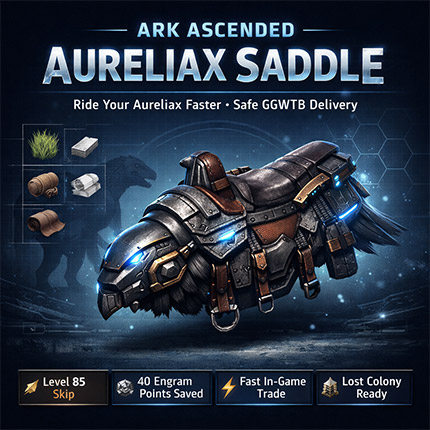 Buy ARK Survival Ascended Aureliax Saddle | GGWTB Saddle Shop