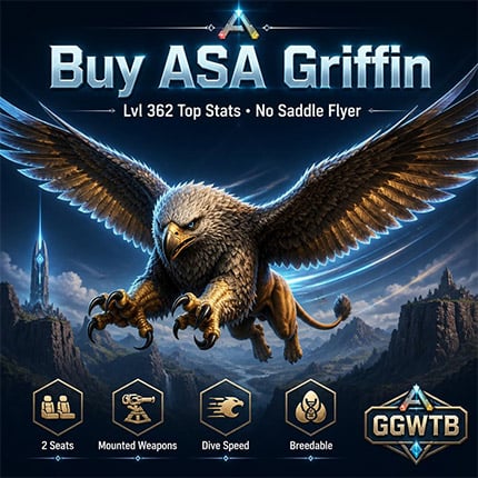Buy ARK Survival Ascended Griffin | Top Stats | Lvl 362 | GGWTB
