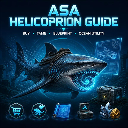 Top Stats ARK Survival Ascended Helicoprion - Buy & Tame Guide
