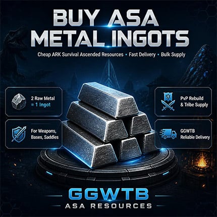 Buy ARK Survival Ascended Metal Ingots, Cheap ASA Resources