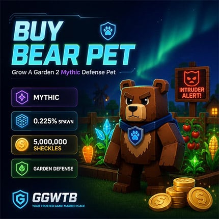 Buy Grow A Garden 2 Bear Pet - Mythic Garden Defense with Spawn Rate