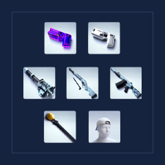 Twitch Drops(7 Items): 6 Weapon Skins + Cap
